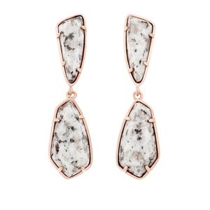 Kendra Scott Traci Earrings in Gray Granite